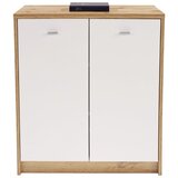 Mömax komoda 4-you new, bela, barva hrasta | Shoptok.si