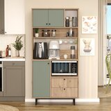 Hanah home Komoda RE4-SY, 88x180x35,5 cm, Zelena | Eponuda.ba
