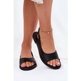 EVENTO Ladies Flat Heel Sandals Black Weanise | ePonuda.com
