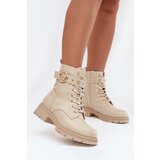 Boto Insulated workery women's with decorative detail beige Talyssa | Shoptok.si
