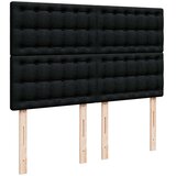  Krevet s oprugama i madracem crni 140 x 190 cm od tkanine | shoptok.hr
