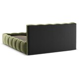 Micadoni Zeleni tapecirani bračni krevet s prostorom za pohranu s podnicom 180x200 cm Lupine – Home | shoptok.hr