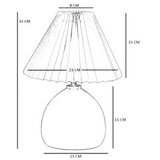 Opviq 8898-5 creamoak table lamp | ePonuda.com