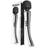 Action High-Tech Powerful Wand Body Massager Silvery Cene