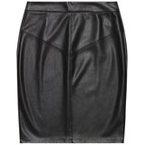 Marisse Faux Leather Skirt Z-Sc-3611 Black | ePonuda.com