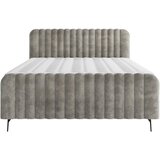 MID.YOU POSTELJA Z VZMETNICO 200 cm x 200 cm , les, tekstil, leseni material rjava | Shoptok.si