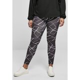 Urban Classics Ladies AOP Leggings Geometric Black Cene