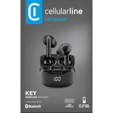 Cellular Line Bluetooth slušalke KEY TWS črne, (5000007537) | Shoptok.si