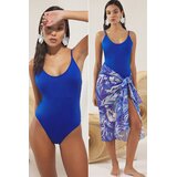 TRENDYOLMILLA Ženski set za plažu Tbess25Js00001, Plavi Cene