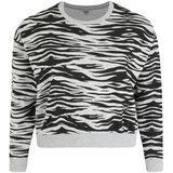Urban Classics Sweater majica siva / crna
