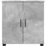 vidaXL Kupaonski ormar Beton siva 61 x 35 x 64 cm Konstruirano drvo | shoptok.hr