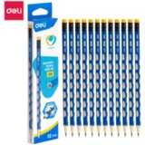 Deli GRAFITNE OLOVKE U TOUCH GRIP PLAVE SA GUMICOM HB 1/12 EC016-HB Cene