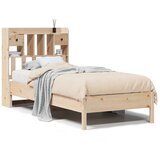 vidaXL Knjižna postelja brez vzmetnice 75x190 cm trdna borovina, (21532548) | Shoptok.si