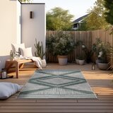 Elle Decoration Zeleni/krem vanjski tepih 80x150 cm Gemini – | shoptok.hr