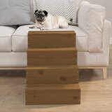 Stepenice za kućne ljubimce smeđe 40x49x47 cm od borovine | shoptok.hr
