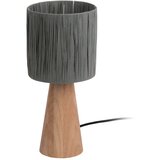 Leitmotiv Siva/naravna namizna svetilka s senčnikom iz papirnatega prepleta (višina 33 cm) Sheer Cone – Cene