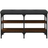  Klupa za cipele smeđa boja hrasta 82x32x47 cm konstruirano drvo | shoptok.hr