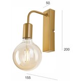  Zidna svetiljka ASTRID 1xE27/60W/230V zlatna | Eponuda.com