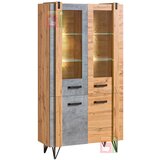 Dolmar Omara z vitrino Lofter LO3 | Shoptok.si