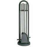 Lienbacher Garnitura za kamin (4-dij., S ručkama od plemenitog čelika, Antracit, Visina: 70 cm) | shoptok.hr