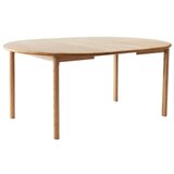 Hammel Furniture Okrugli proširiv blagovaonski stol s dodatnom pločom od punog hrasta ø 120 cm Noor – | shoptok.hr