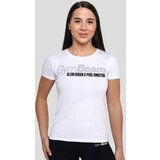 GymBeam Ženska majica Pure Ambition White