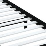  Okvir za krevet od masivnog drva crni 75 x 190 cm UK 2FT6 mali | shoptok.hr