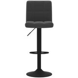  Barski stolčki 2 kosa črn žamet, (20624551) | Shoptok.si