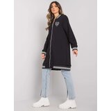 RUE PARIS Sweatshirt-RV-BL-7350.28-black | Shoptok.si