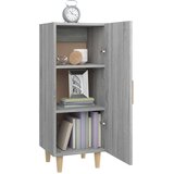  Komoda siva sonoma 34,5x34x90 cm konstruiran les, (20654767) | Shoptok.si