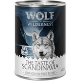 Wolf of Wilderness Varčno pakiranje "The Taste Of" 12 x 400 g - Scandinavia - severni jelen, piščanec, losos | Shoptok.si