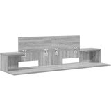 Studio radni stol Siva Sonoma 130 x 36 x 19,5 cm | shoptok.hr