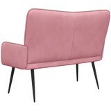 SOFA za dvije osobe Ružičasta 115 x 61 x 87 cm Baršun | shoptok.hr