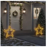 vidaXL Ukrasno božićno svjetlo sa šiljcima zvijezda 115 LED 85 cm