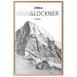  Plakat - Majestic mountain peak Glosslockner mountain crown mountain landscape 29.7x42 Zlatni okvir | shoptok.hr