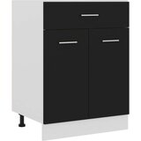 vidaXL donji ormarić s ladicom crni 60 x 46 x 81,5 cm od iverice | shoptok.hr