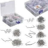 Rosfix plastične sponke 6 vrst 1200 kosov v plastični škatli, (21739153) Cene