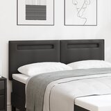 vidaXL Naslon za glavo Preprost dizajn Črna 140 cm Umetno usnje | Shoptok.si