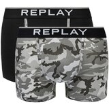 Replay Muški bokserice - set Style 8 manšeta | ePonuda.com