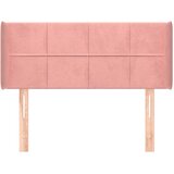  Uzglavlje s ušima ružičasto 93x16x78/88 cm baršunasto | shoptok.hr
