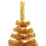 vidaXL Božično drevo med 300 LED z stojalom Zlata 180 cm PET | Shoptok.si