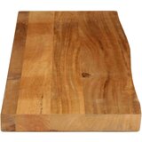vidaXL Mizna plošča z naravnim robom 100x30x3,8 cm trden mangov les | Shoptok.si