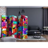  Paravan u 5 dijelova - Rainbow-hued town II [Room Dividers] 225x172 | shoptok.hr