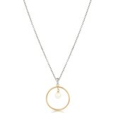  Ženska freelook srebrna zlatna ogrlica od hirurškog Čelika ( frj.3.6006.2 ) Cene