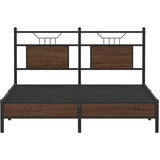  Okvir kreveta bez madraca boja hrasta 150 x 200 cm drveni | shoptok.hr
