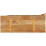 Stolna ploča sa živim rubom 90x20x3,8 cm od masivnog drva manga | shoptok.hr