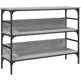 vidaXL klubska mizica siva sonoma 100x32x75 cm inženirski les | Shoptok.si