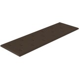  Zidna uzglavlja 12 pcs Smeđa 90 x 30 cm Lažna koža | Eponuda.com