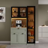 Hanah home ormar za kafe kutak Nero 1600-247, 80 cm, zeleni Cene