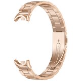 INF Kovinski pašček, združljiv z Xiaomi Mi Band 8/9/10 - vzmetna zasnova PinkGold, (5000073618) | Shoptok.si